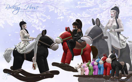 Second Life Marketplace - [NTC] Rocking Horse Purple